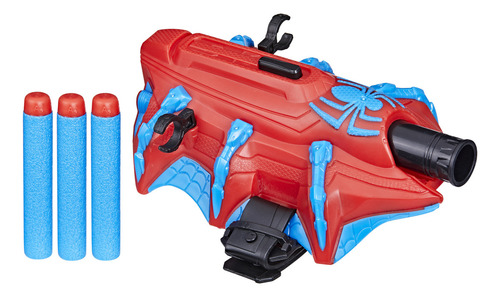Lanzador De Dardos Nerf Marvel Spider-man Thwip-tech, Color Rojo Spiderman