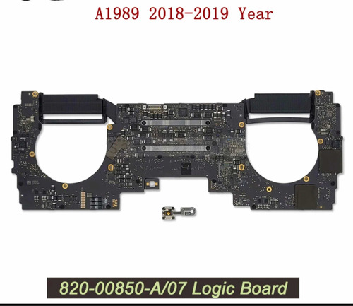 Placa Lógica Macbook A1989, Años 2018-2019