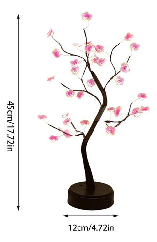 Luz De Árbol De Flor De Ciruelo Lámpara De Árbol De Flor De