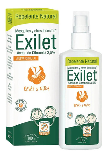 Exilet Repelente Mosquitos Niños Locion