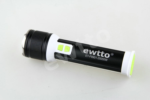 Linterna C/zoom Y Lampara C/luz Roja + Power Bank Ewtto 8901
