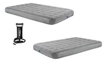 Comprar Combo 2 Colchones Inflables 1 Plaza + Inflador De Mano 