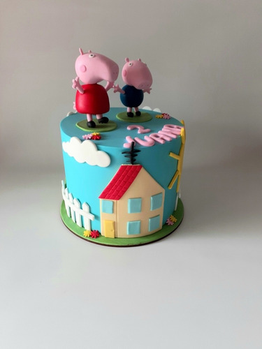 Torta Peppa Pig Artesanal George Pig