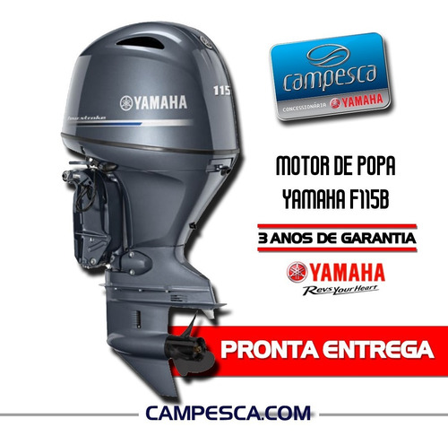 Imagem 1 de 2 de Motor De Popa Yamaha F115 Betl 4t Pronta Entrega 2022 Zero
