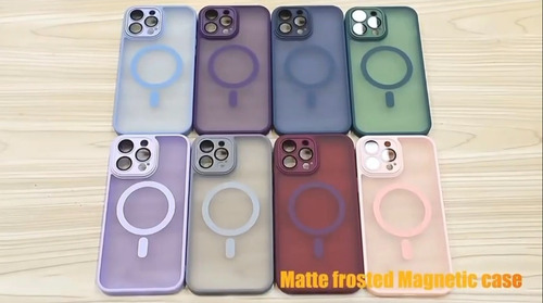 Frosted Matte Funda Magnetizada Para iPhone
