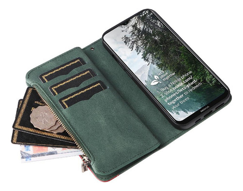 Funda Protectora Kickstand Para Nokia G10/g20 Nueve Ranuras