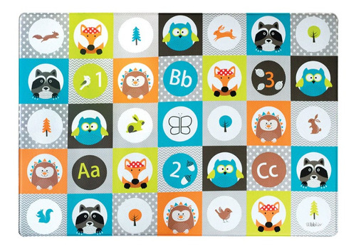 Imagen 1 de 9 de Alfombra De Juego Reversible Tiles B0130 Bblüv