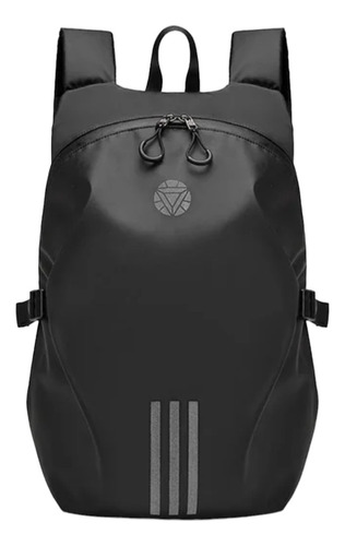 Mochila Impermeable Basic Con Reflejante Para Motociclista