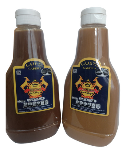 Dulce De Leche Artesanal De Celaya Natural Y Quemada,640gc/u