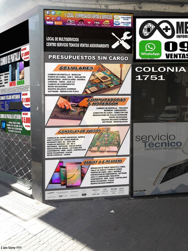 Imagen 2 de 3 de Reparacion Celulares Cambio De Pantalla Display Puerto Carga
