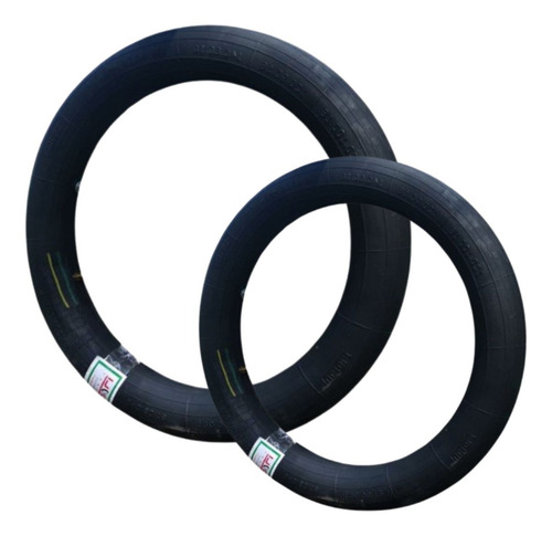 Kit Câmaras De Ar Lucioli 110/100-18 + 90/90-21