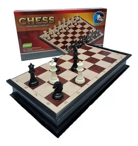 Tablero Juego De Ajedrez Magnético Chess 30 X 30cm