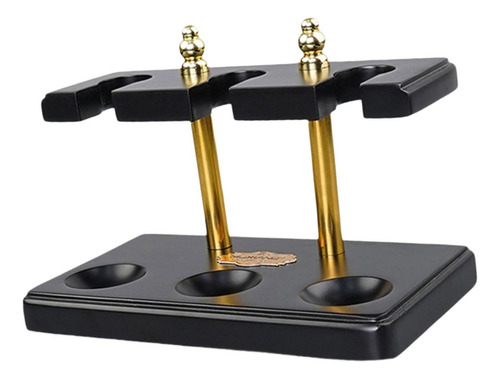 . Soporte De Madera Para Pipas Con 3 Ranuras, Accesorios