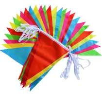 Comprar Banderín Con Banderas Triangulares De 100 M De Bunting Banne
