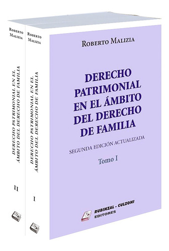 Derecho Patrimonial En El Ámbito Del Derecho De Familia, De Malizia, Roberto., Vol. 1/2. Editorial Rubinzal Culzoni Editores, Tapa Blanda, Edición 2 Edición En Español, 2023