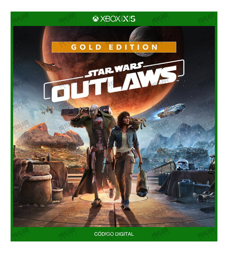 Star Wars Outlaws Gold Ed Xbox Series X|s - Código De 25 Díg