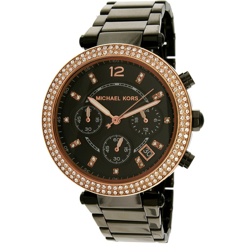 Reloj Michael Kors Para Mujer Mk5885 Negro En Acero