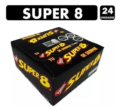 Chocolate Caja Super Ocho 8 Display 24 Unidades