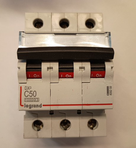 Interruptor 3p 50a Curva C 16ka 409259 Legrand