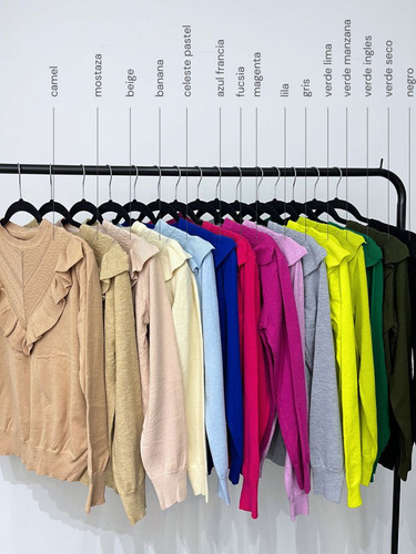 Sweater Con Volados Hilado Bremer