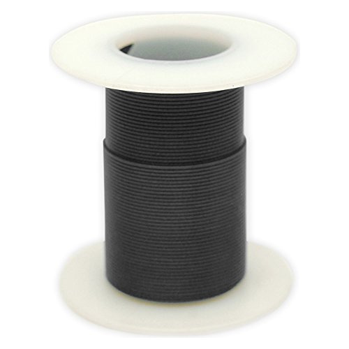 Puresound Bobina De 50 Pies De Cuerda De Nylon Negra Ca...