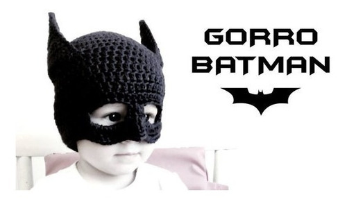 Gorro Batman Tejido Crochet 