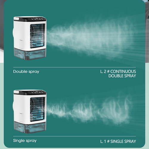 Ventilador En Aerosol De Carga Para Escritorio P, Humidifica