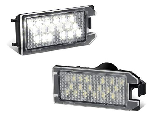 Reemplazo De Luz Led Matrícula Compatible Fiat 500 201...