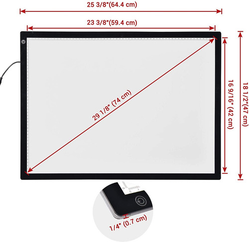 Mesa De Visualización Con Caja De Luz Para Trazar A2