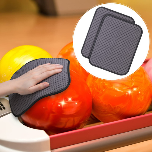 Pulidor De Bolas De Boliche Y Toallas De Microfibra Negra Nombre Del Diseño