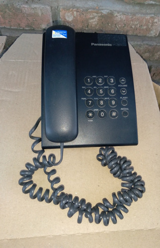 Teléfono Panasonic Negro 