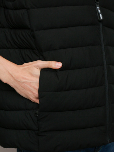 Chaqueta Vest Acolchada Negro Calvin Klein