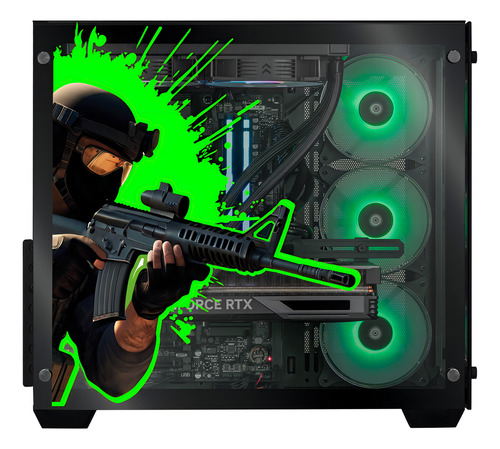 Xtreme Pc Gaming Geforce Rtx 4070 Ti Intel Core I7 14700f Ssd 2tb 64gb Ddr5 Sistema Liquido Wifi Counter Strike