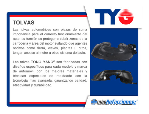 Par Tolvas Salpicaderas Delanteras Maverick 22 Al 23 Tyg