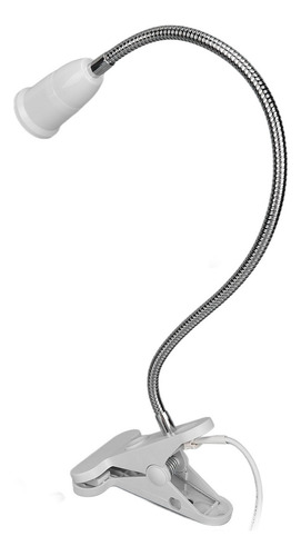 Soporte De Clip De Escritorio Led Con Enchufe E27, Cuello Aj