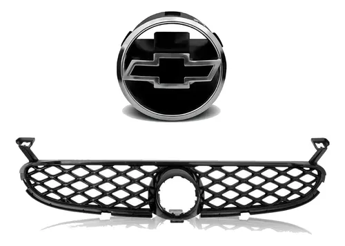 comprar Grade Chevrolet Corsa 99 2000 2001 Preta Com Emblema