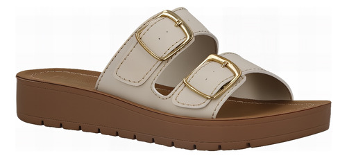 Huarache Fiesta 157557pv Transpirable Suela Goma Niñas Beige