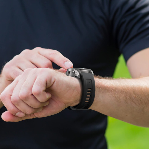 Lepmok Paquete De 2 Correas De 22 Mm Para Garmin Fenix 7/fenix 7 Solar/fenix 7 Sapphire Solar/fenix 6 Gps/fenix 6 Pro Gps/fenix 6 Sapphire Gps/fenix 5