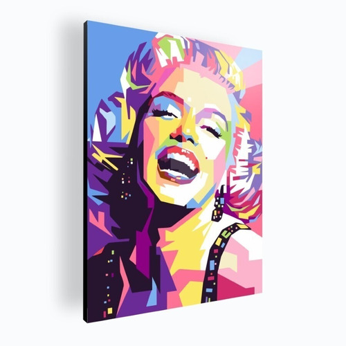 Cuadro Mural Decorativo Poster Marilyn Monroe 42x60 Mdf