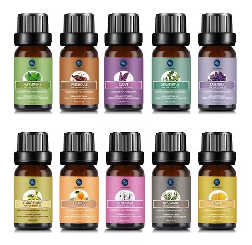 Lagunamoon Essential Oils,Top 10 Pure Aromatherapy Oils Gift Set