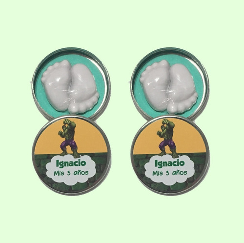 Latita Personalizada Jabon Pies
