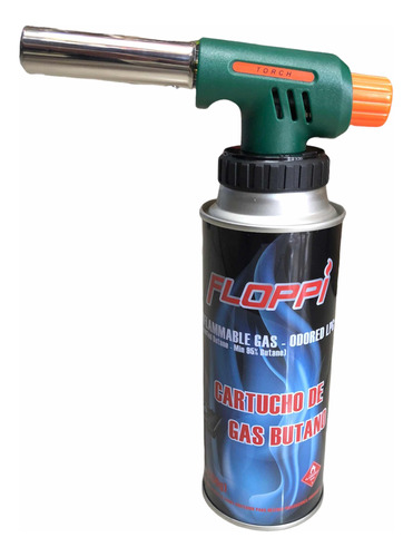 Soplete Flameador Boquilla + Tanque De Gas 400ml