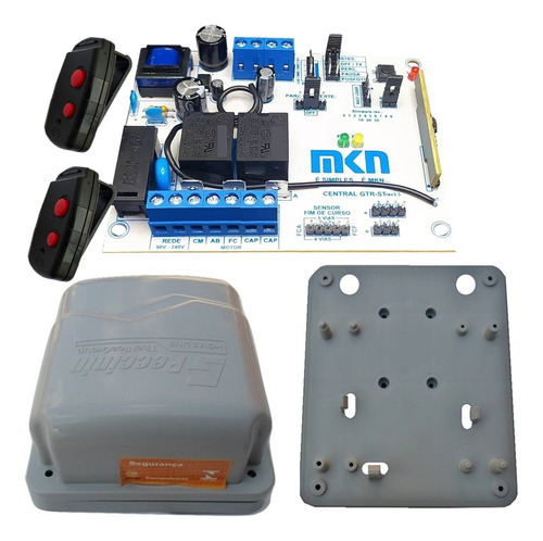 Kit Central Tampa Base E 2 Controles Do Bv Gatter 3020 Fast