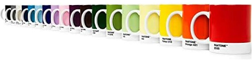 Tazas De Porcelana Pantone 375 Ml, Porcelana, Azul Oscuro 28