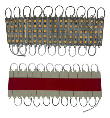 Modulo 100 Led Tipo 5050 Luz Ambar Universal Auto Ore