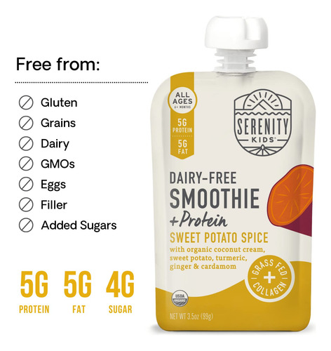 Serenity Kids 6+ Meses Batido Sin Lácteos Para Bebés | Usda