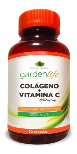 Colágeno Hidrolizado + Vitamina C 90 Caps. 550 Mg.