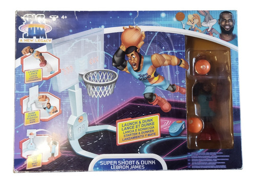 Space Jam Playset Super Shoot And Dunk Con Lebron James Nuev