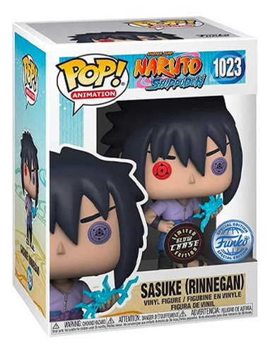Funko Pop Sasuke Rinnegan 1023 Naruto Exclusivo Glow Chase