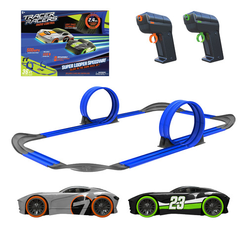 Juego Tracer Racers Con Control Remoto, De Alta Velocidad, .